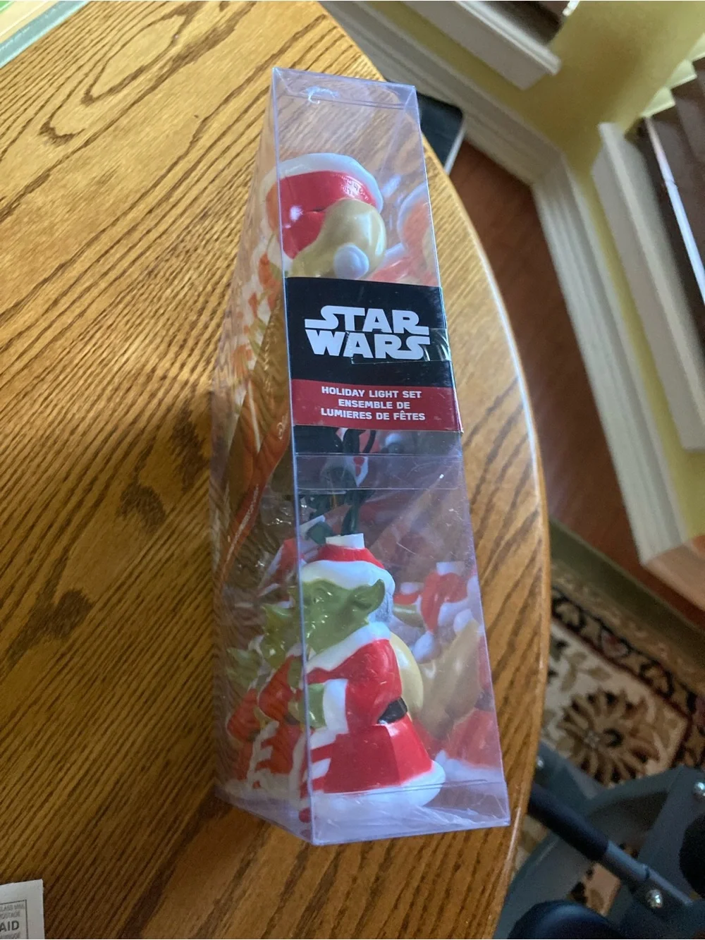 Disney Star Wars Yoda Holiday String Lights - Red & Green